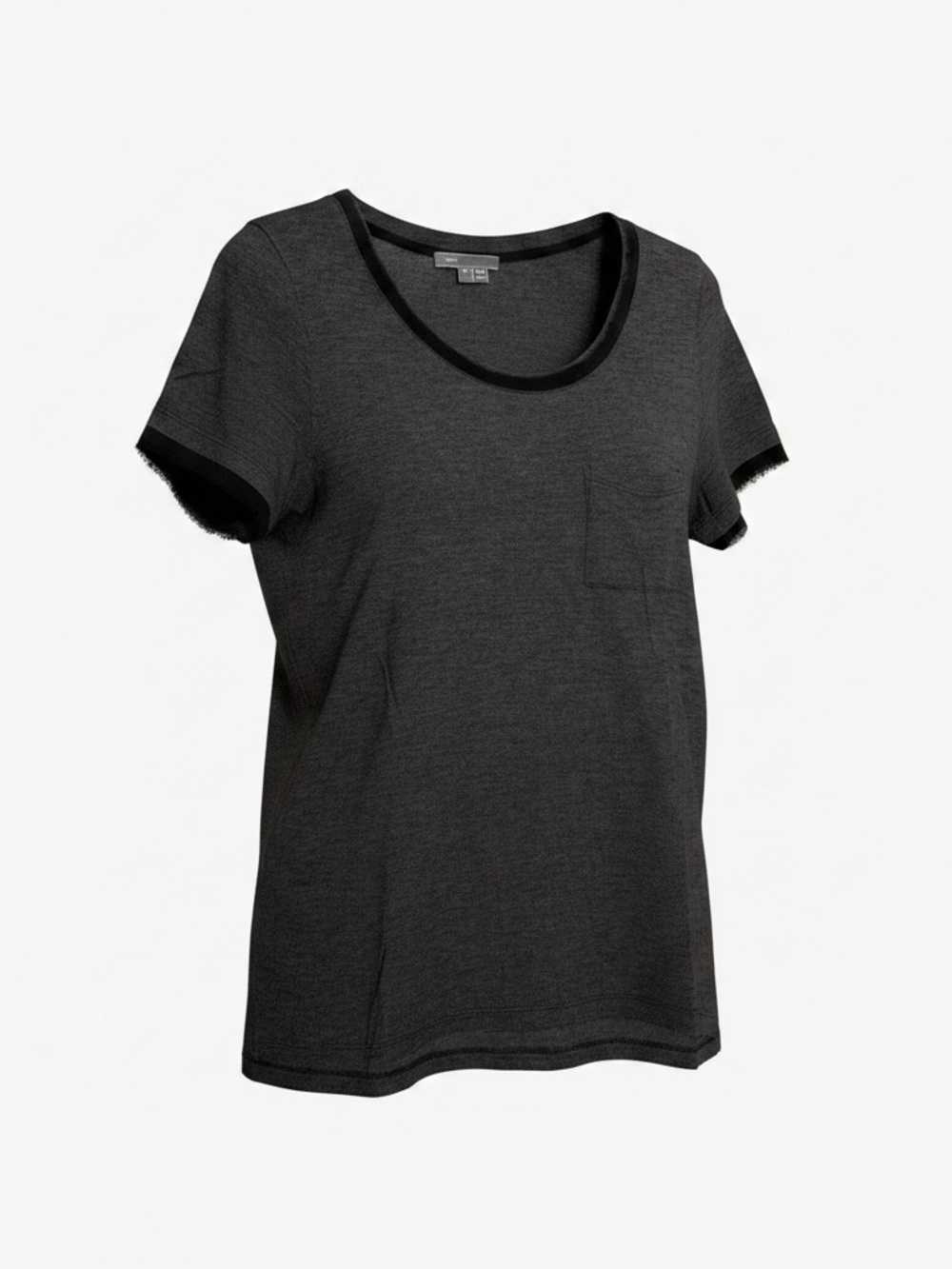Vince Black Short Sleeve Pocket Tee